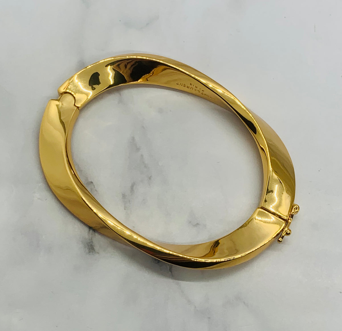 YSL YVES SAINT LAURENT Twist Bangle Bracelet - Pre owned