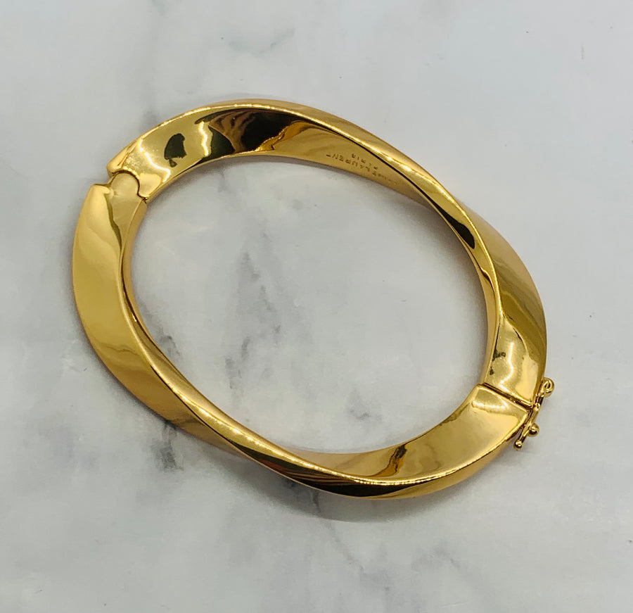 YSL YVES SAINT LAURENT Twist Bangle Bracelet - Pre owned
