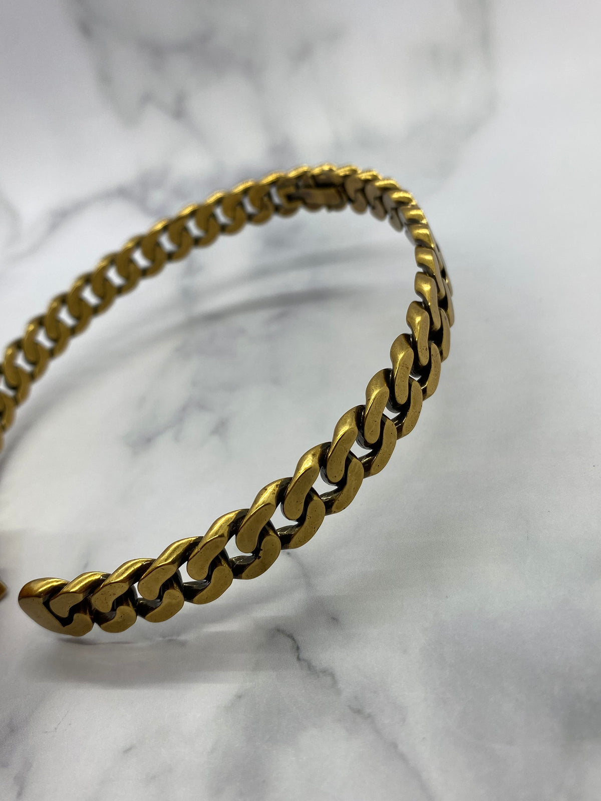 CHRISTIAN DIOR J'Adior Brass Rhinestone Choker Necklace - USED
