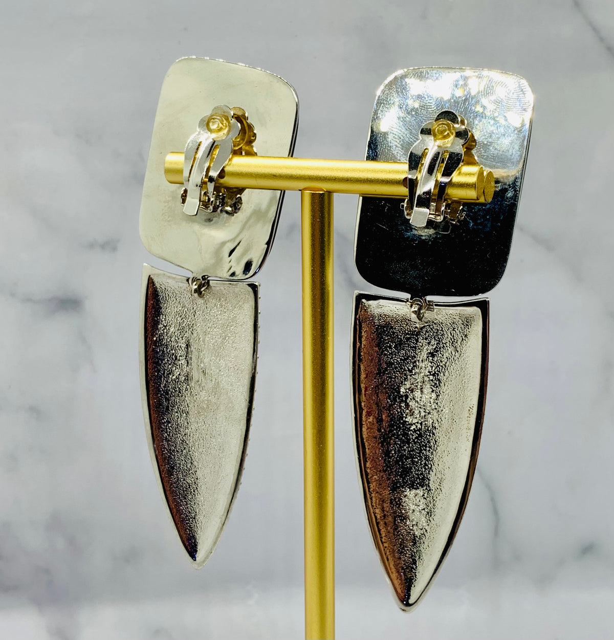 YSL YVES SAINT LAURENT Smoking Clip On Earrings - Pre owned