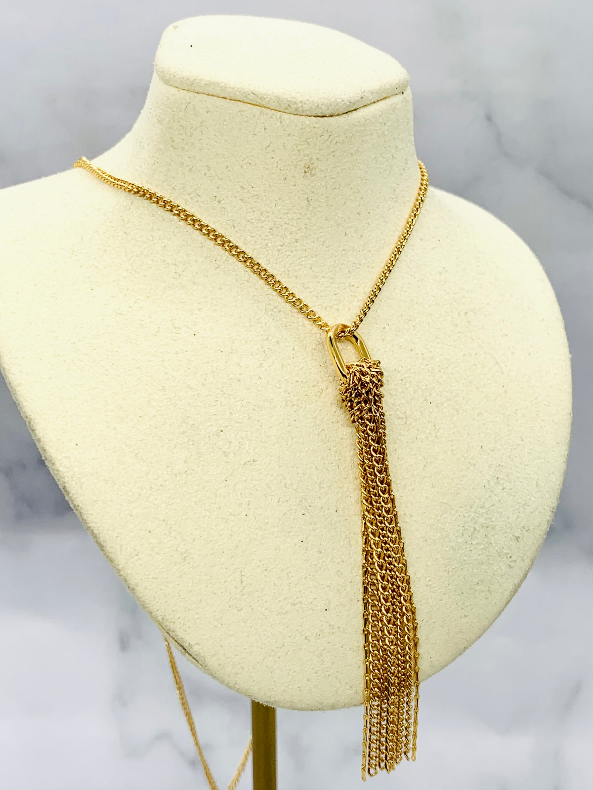 YSL YVES SAINT LAURENT Tassel Necklace - Pre owned