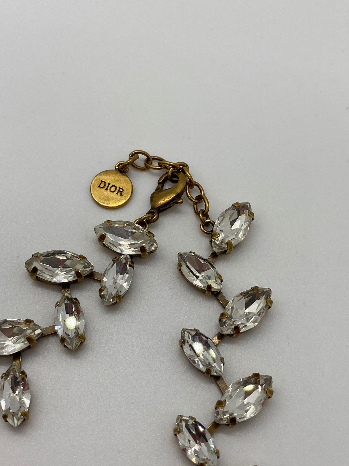 CHRISTIAN DIOR J'Adior Crystal Trim Bracelet - Pre owned