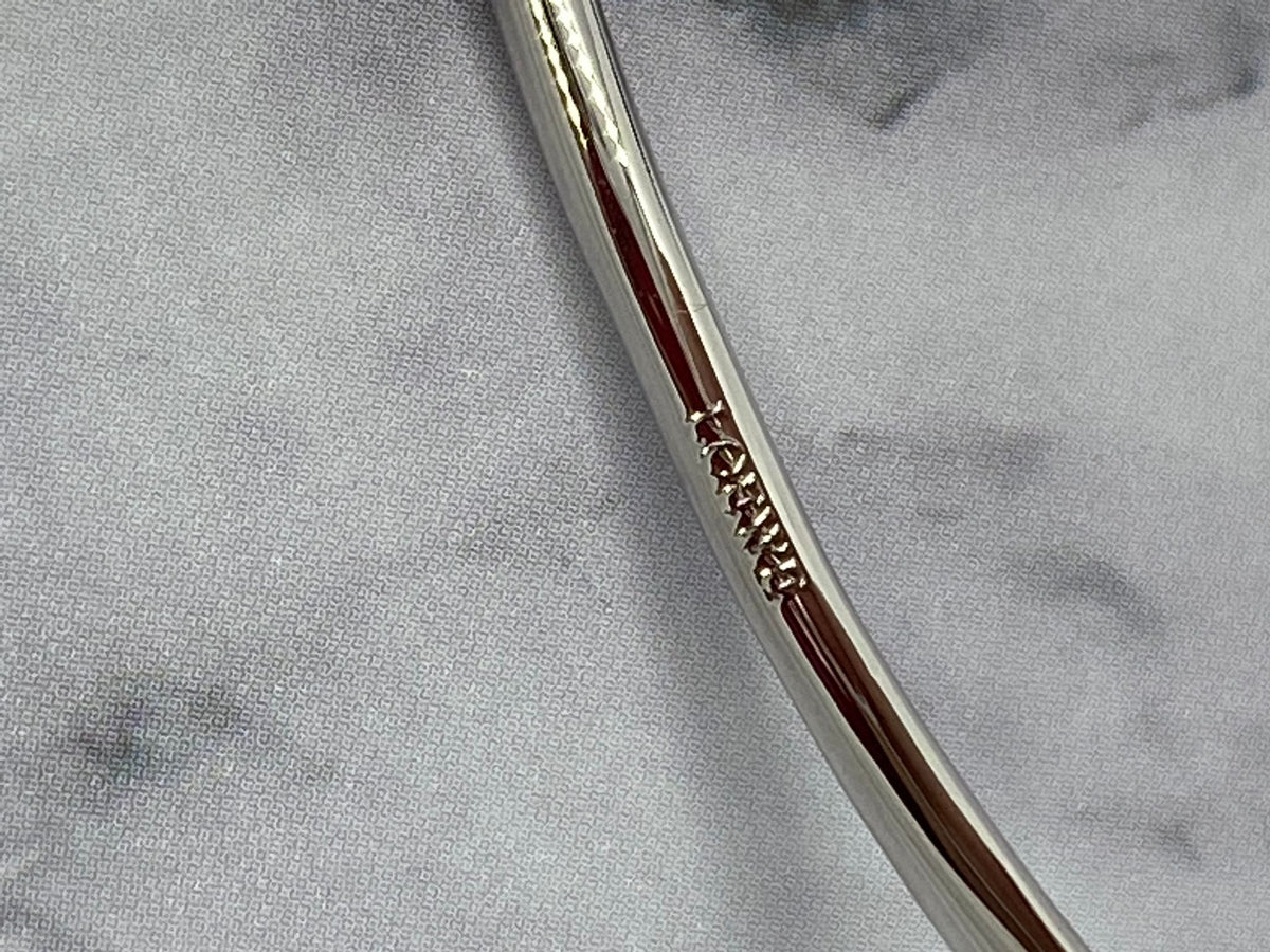 LOEWE Silver Monogram Bracelet - Pre owned