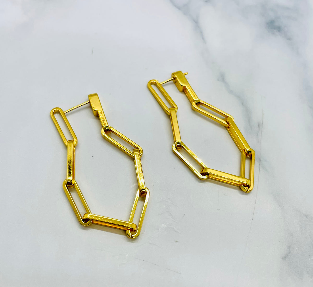 CELINE Chain Hoop Earrings - Pre owned