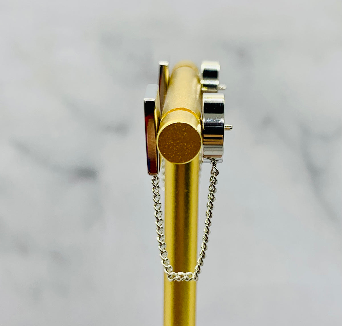 MIU MIU Black Chain Earrings - pre owned
