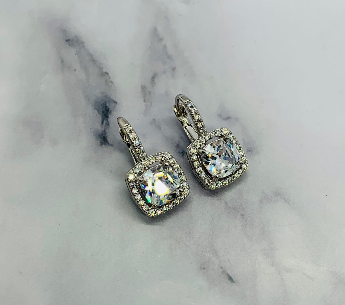APM MONACO Rhinestone Earrings - Pre owned