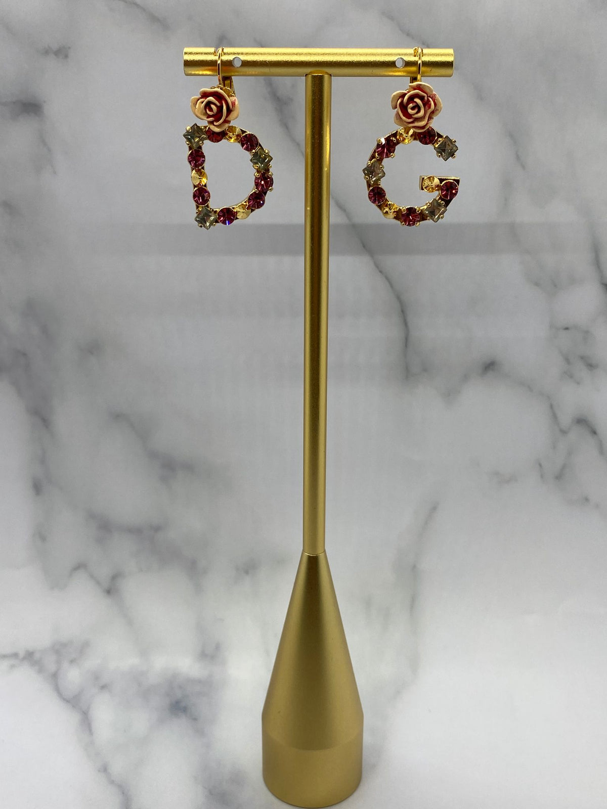 DOLCE & GABBANA D&G Vintage Rhinestone Earrings - Pre owned
