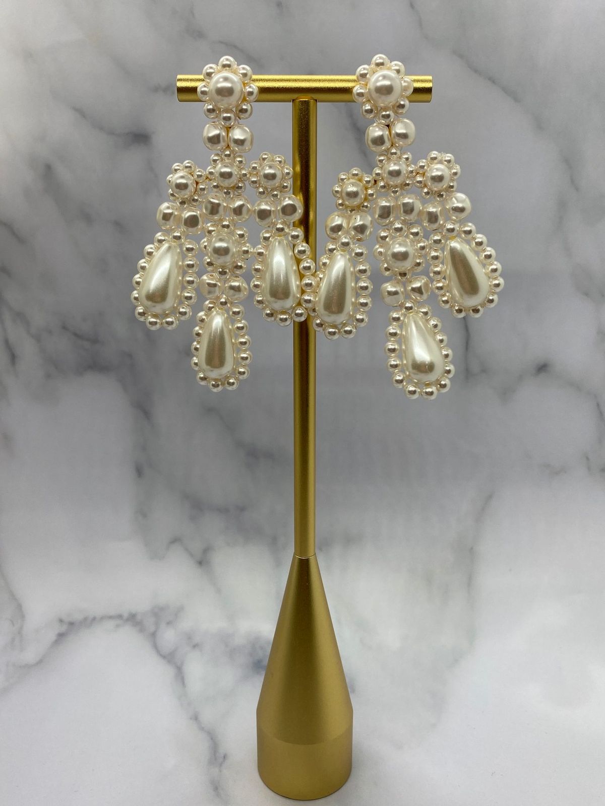 SIMONE ROCHA Pearl Statement Earrings - Pre owned