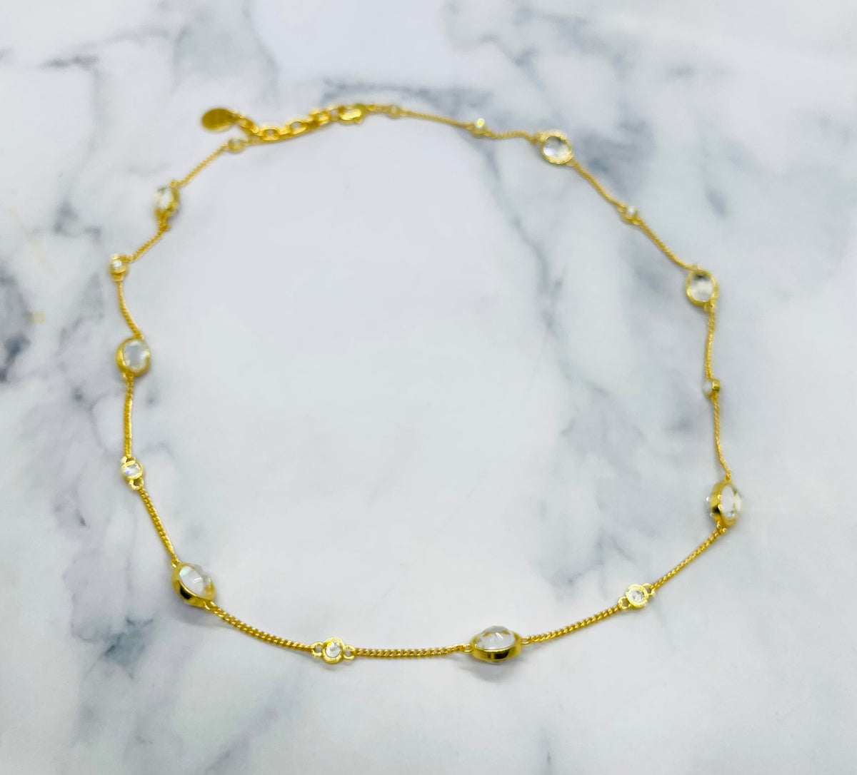 MIU MIU Rhinestone Statement Necklace - Pre owned