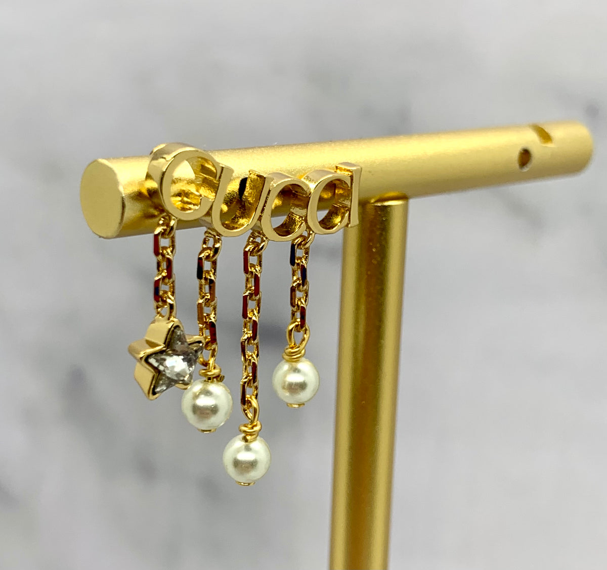 GUCCI Single Climber Earrings - Pre owned