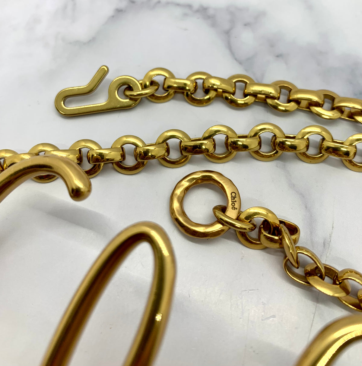 CHLOE Iconic Brass Belt - Pre owned