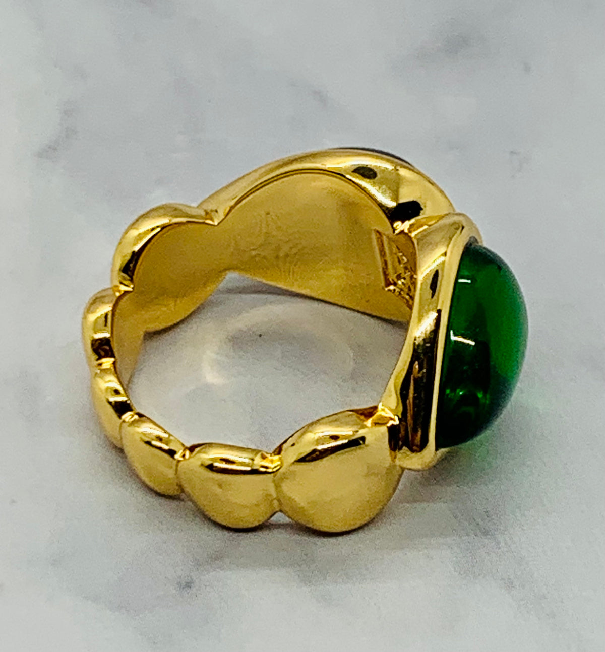 YSL YVES SAINT LAURENT Vintage Stone ring Sz 7 - Pre ownedDESCRIPTION  Measureme