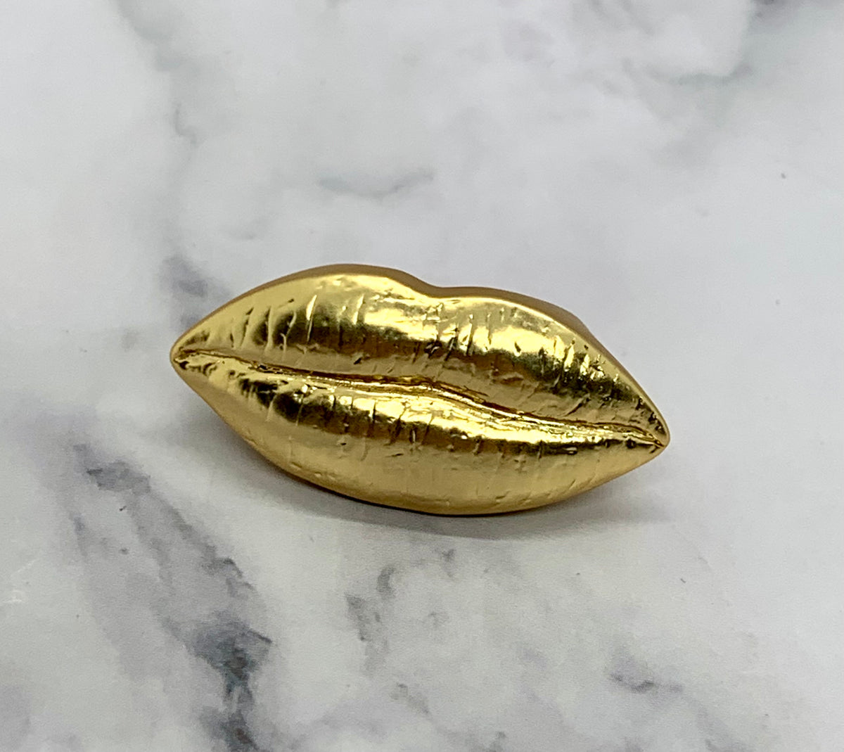 SCHIAPARELLI Statement Lips Ring Size 7 M - Pre owned