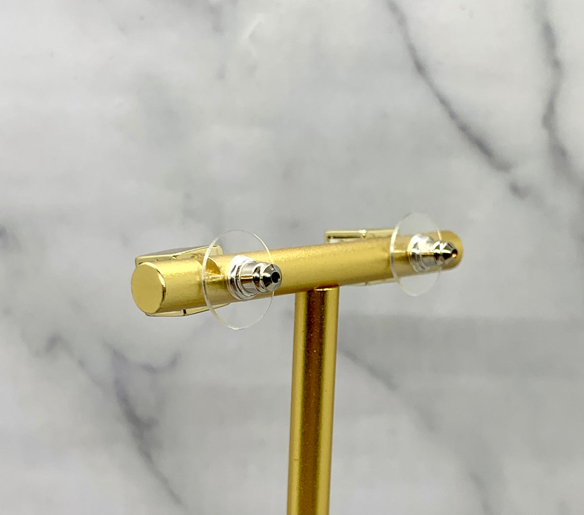 CHANEL CC Cube Rhinestone Earrings - USED