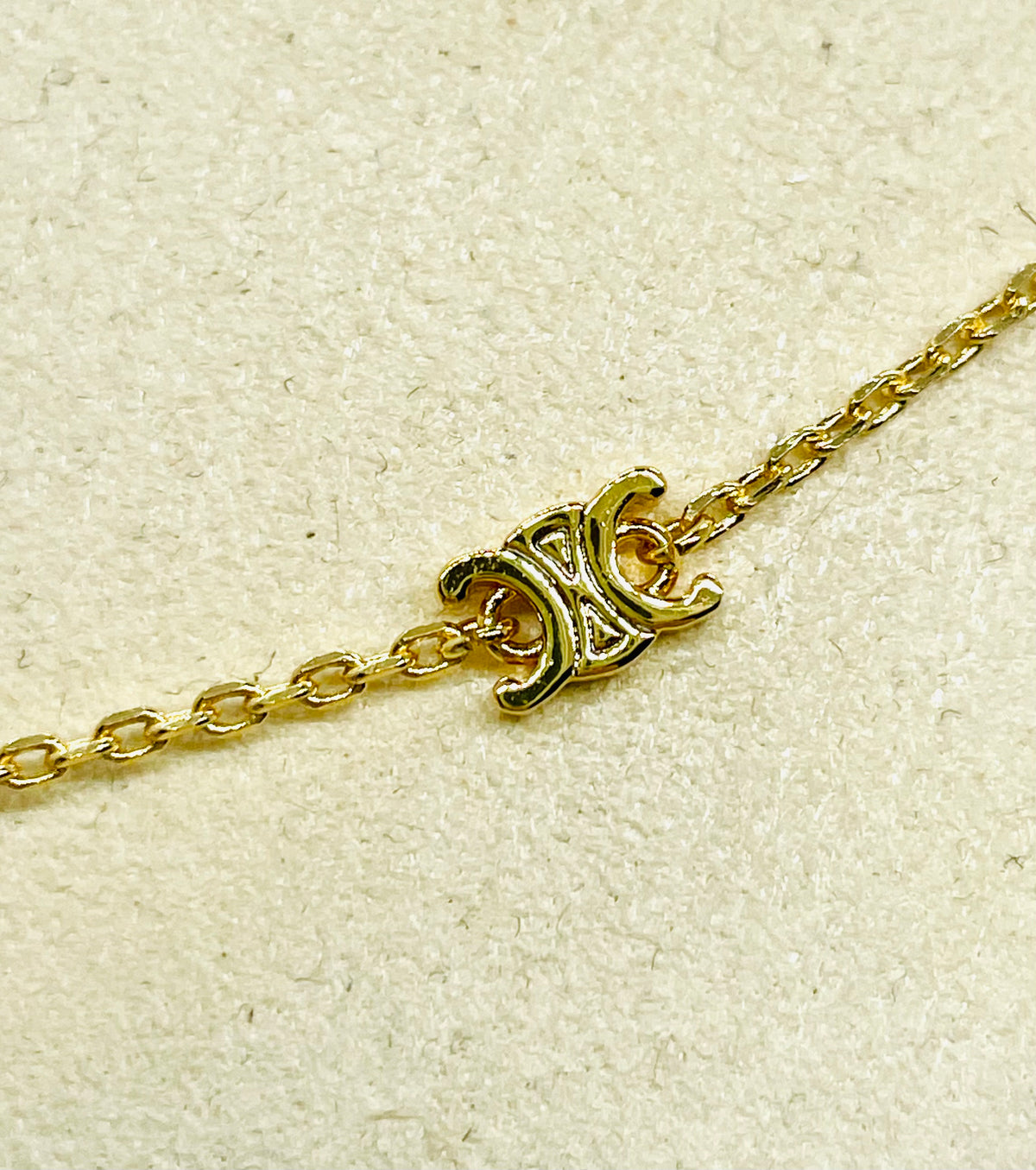 CELINE Monogram Chain Necklace - Pre owned