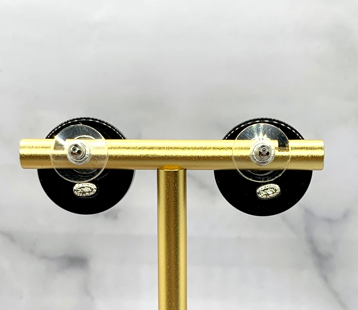 CHANEL CC 2017 Galaxy Button Earrings - Pre owned