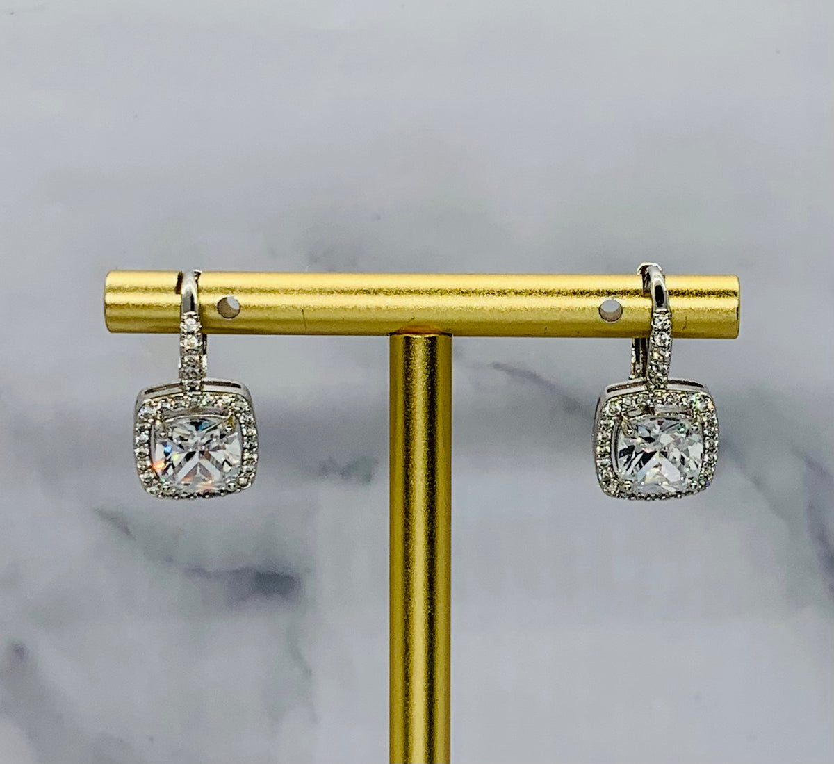 APM MONACO Rhinestone Earrings - Pre owned