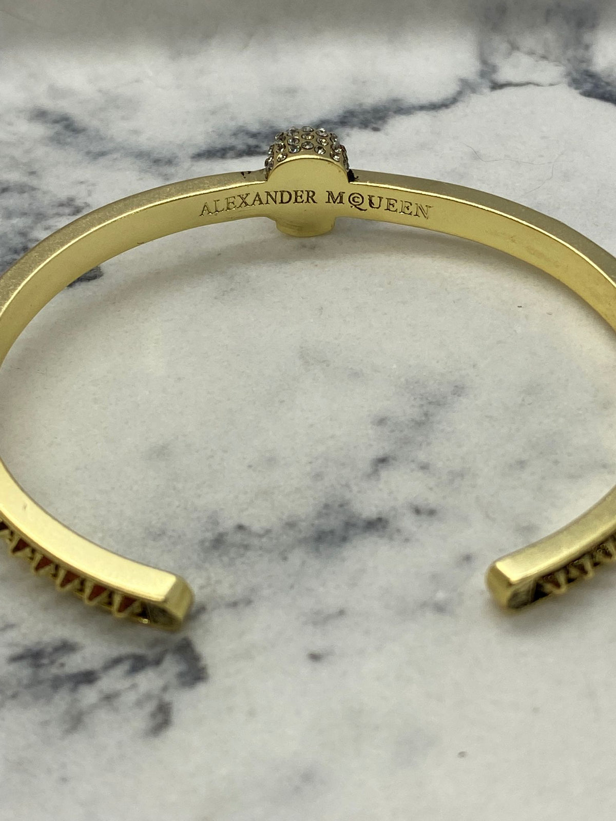 ALEXANDER MCQUEEN Skull Cuff Bracelet - Pre owned