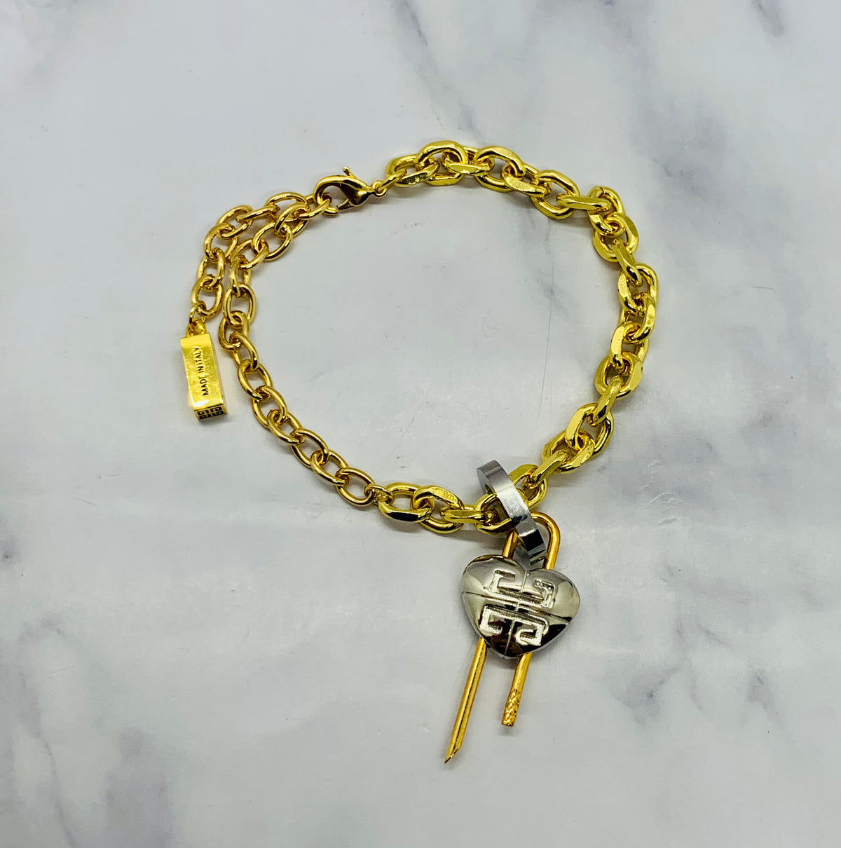 GIVENCHY Heart Lock Bracelet - Pre owned