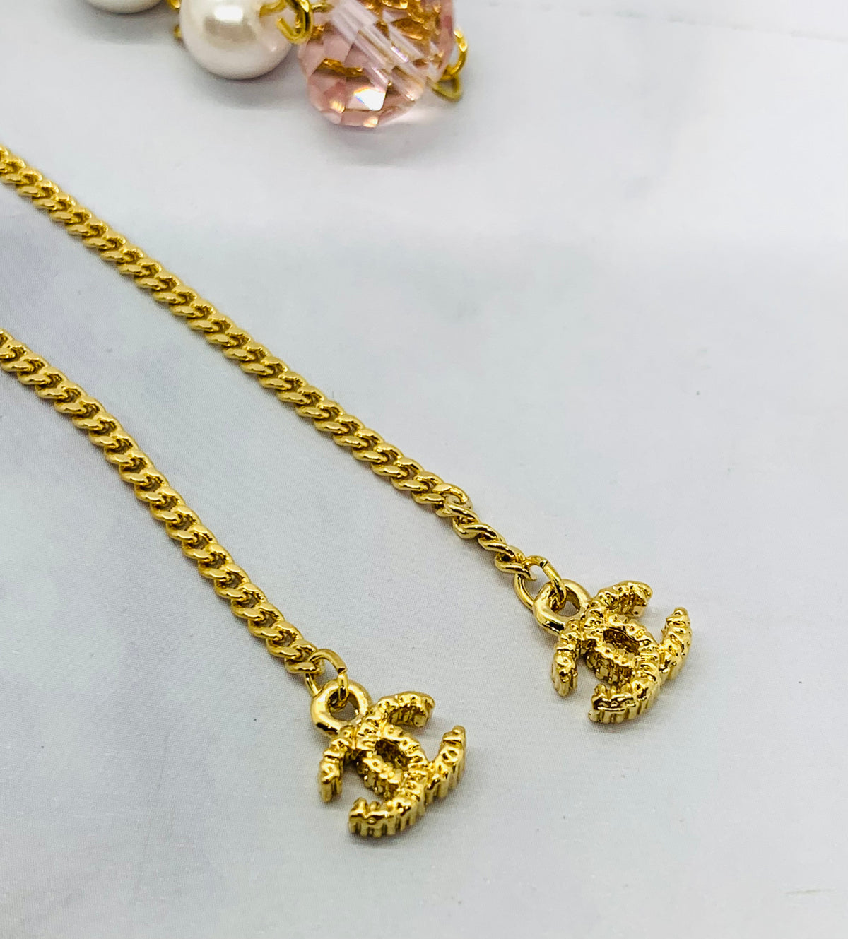 CHANEL CC Pearl Layer Statement Necklace - USED