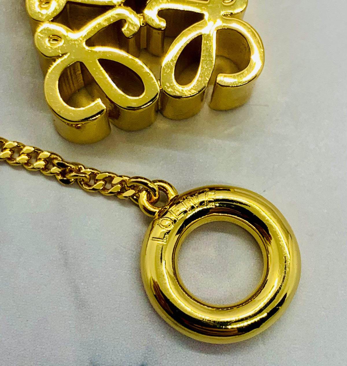 LOEWE Monogram Pendant Necklace - Pre owned