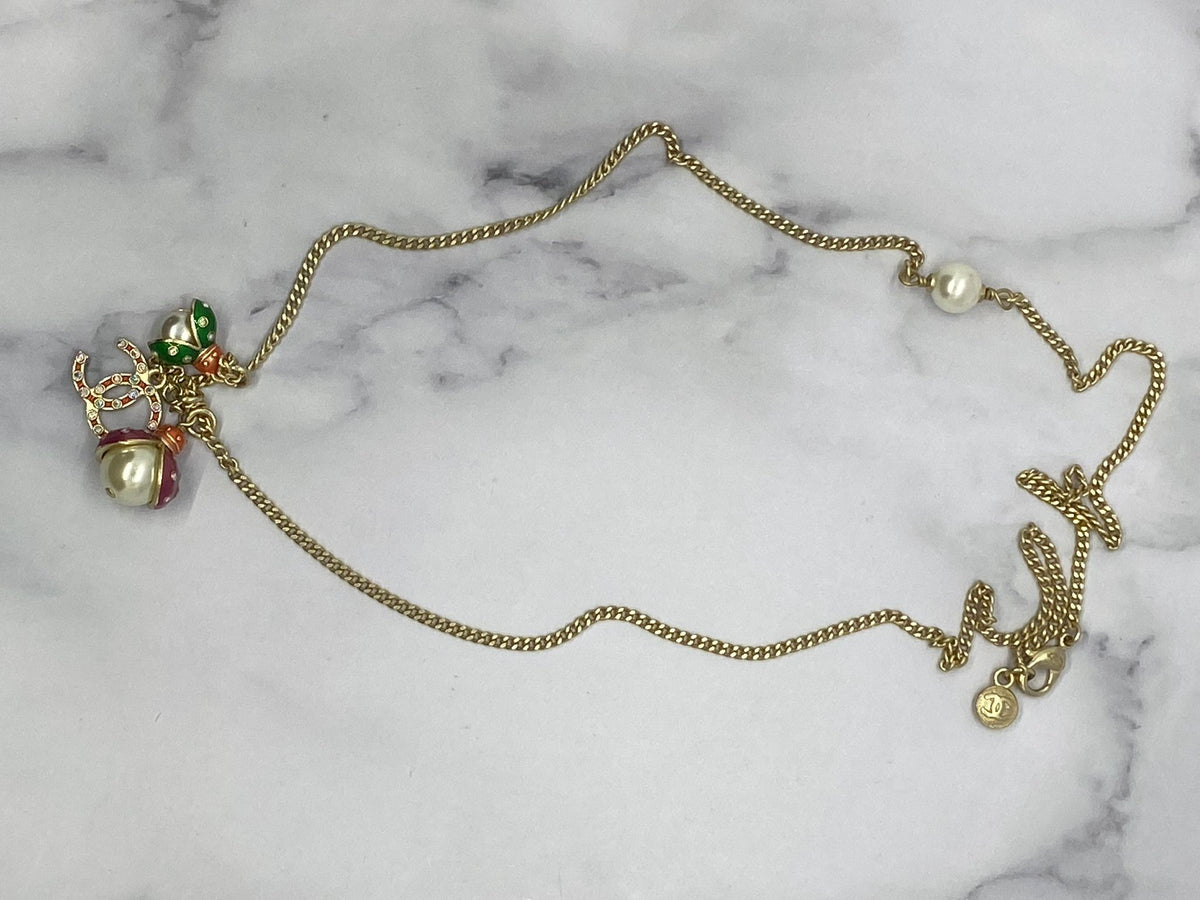 CHANEL CC Ladybug Necklace - Pre owned