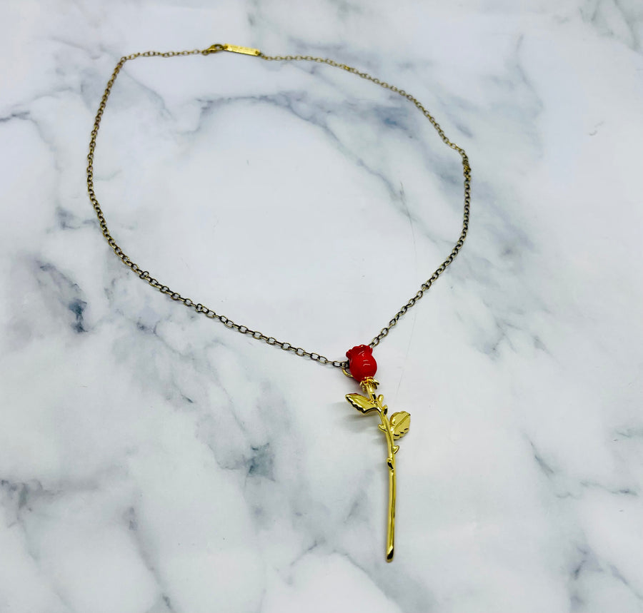AMBUSH Design Japan Rose Pendant Rare Necklace - Pre owned