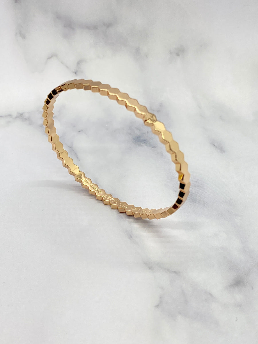 CHAUMET18k rose gold bangle bracelet - pre owned