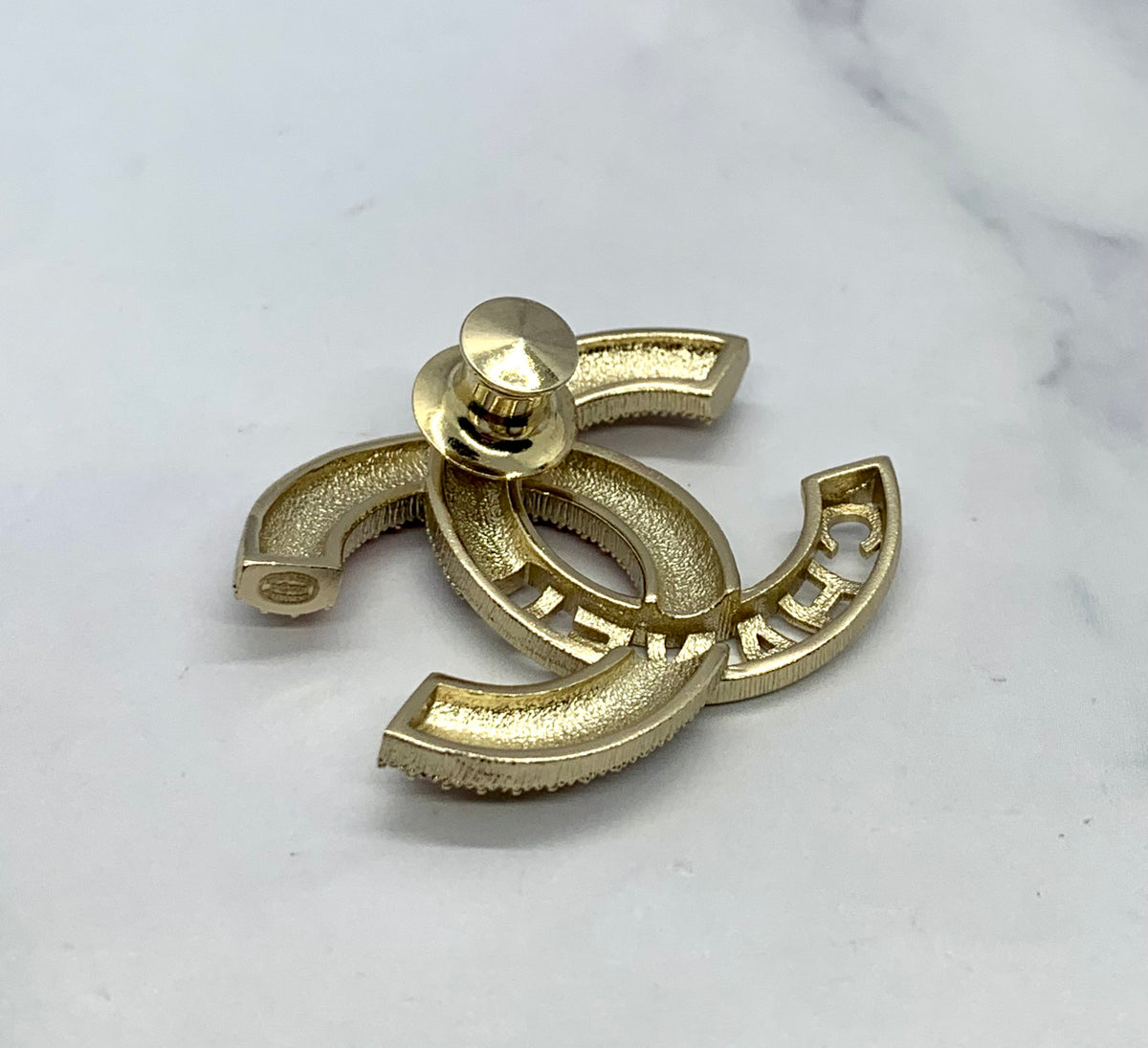 CHANEL CC Rainbow Rhinestone Brooch Pin - Pre owned