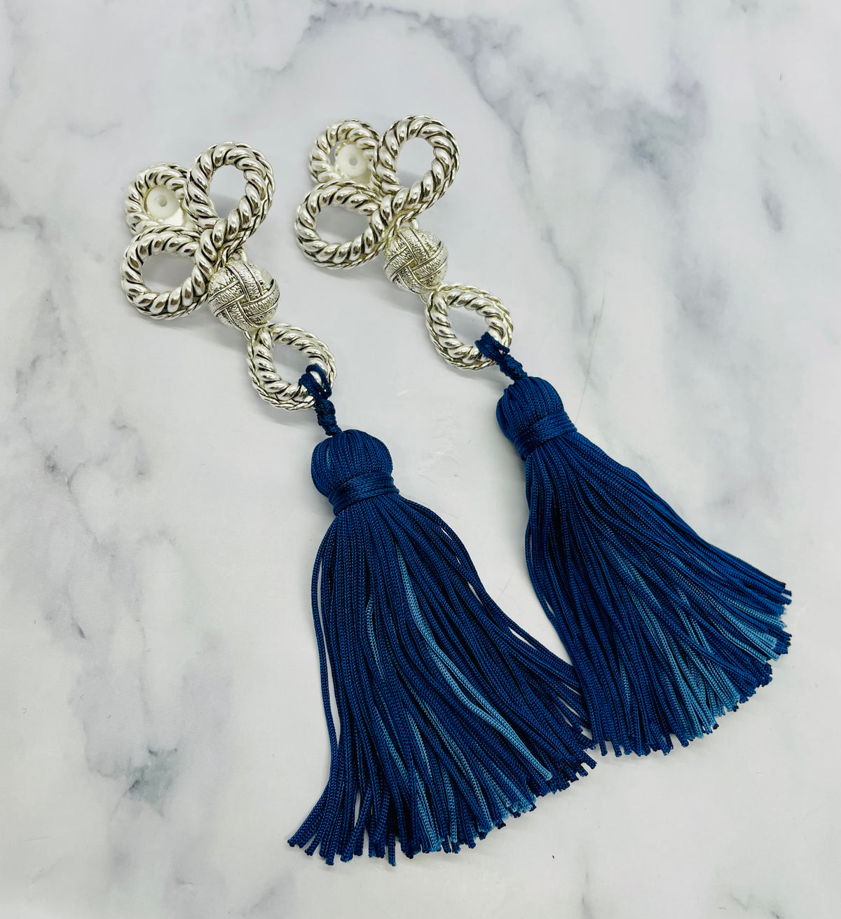 YSL YVES SAINT LAURENT Vintage Tassel Earrings - Pre owned