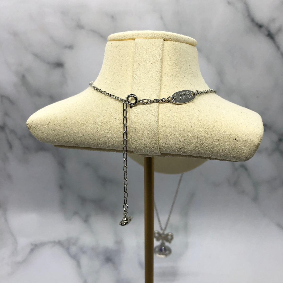 VIVIENNE WESTWOOD Bow Orb Pendant Necklace - Pre owned