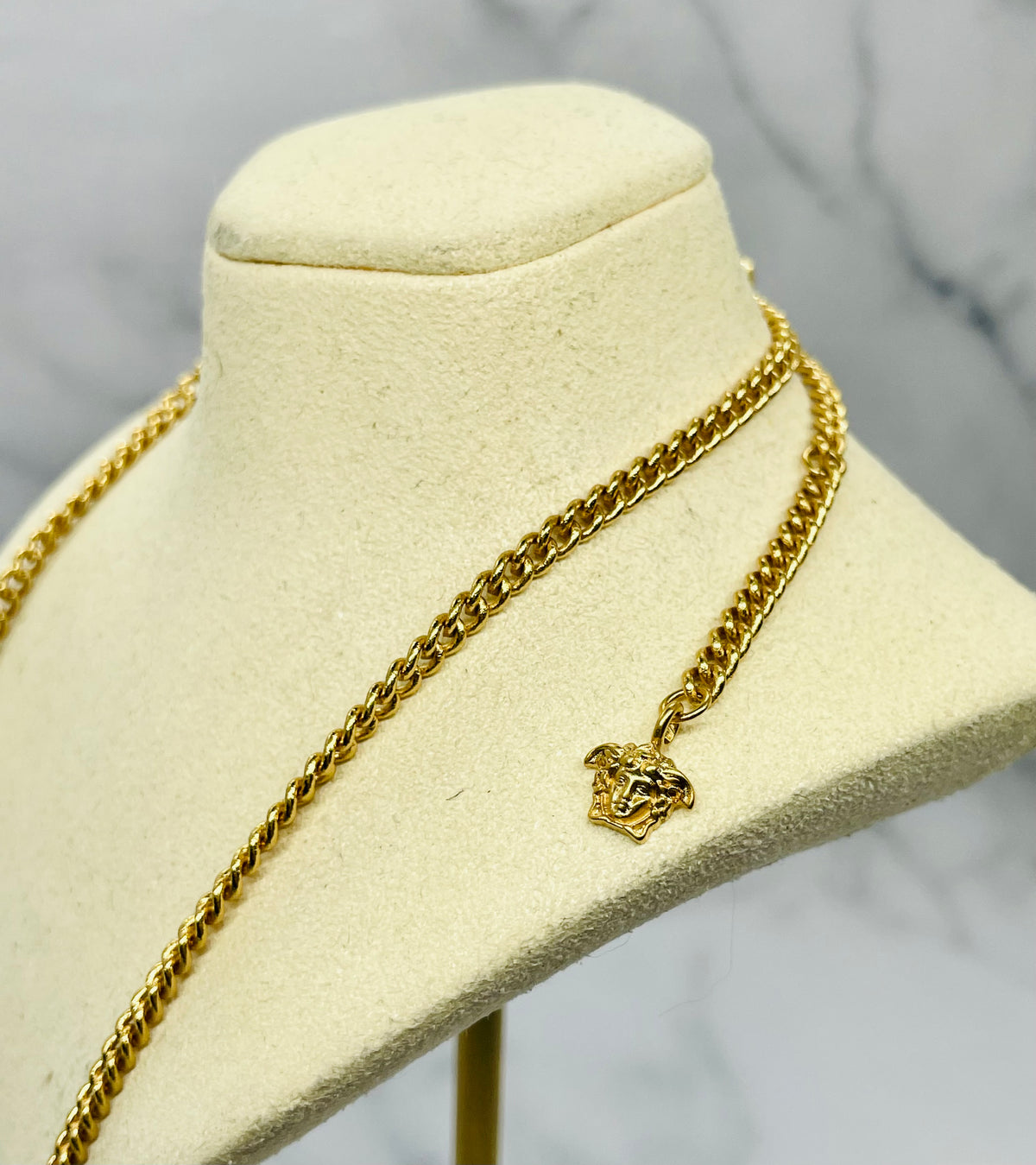 VERSACE Western Medusa Star Necklace - Pre owned