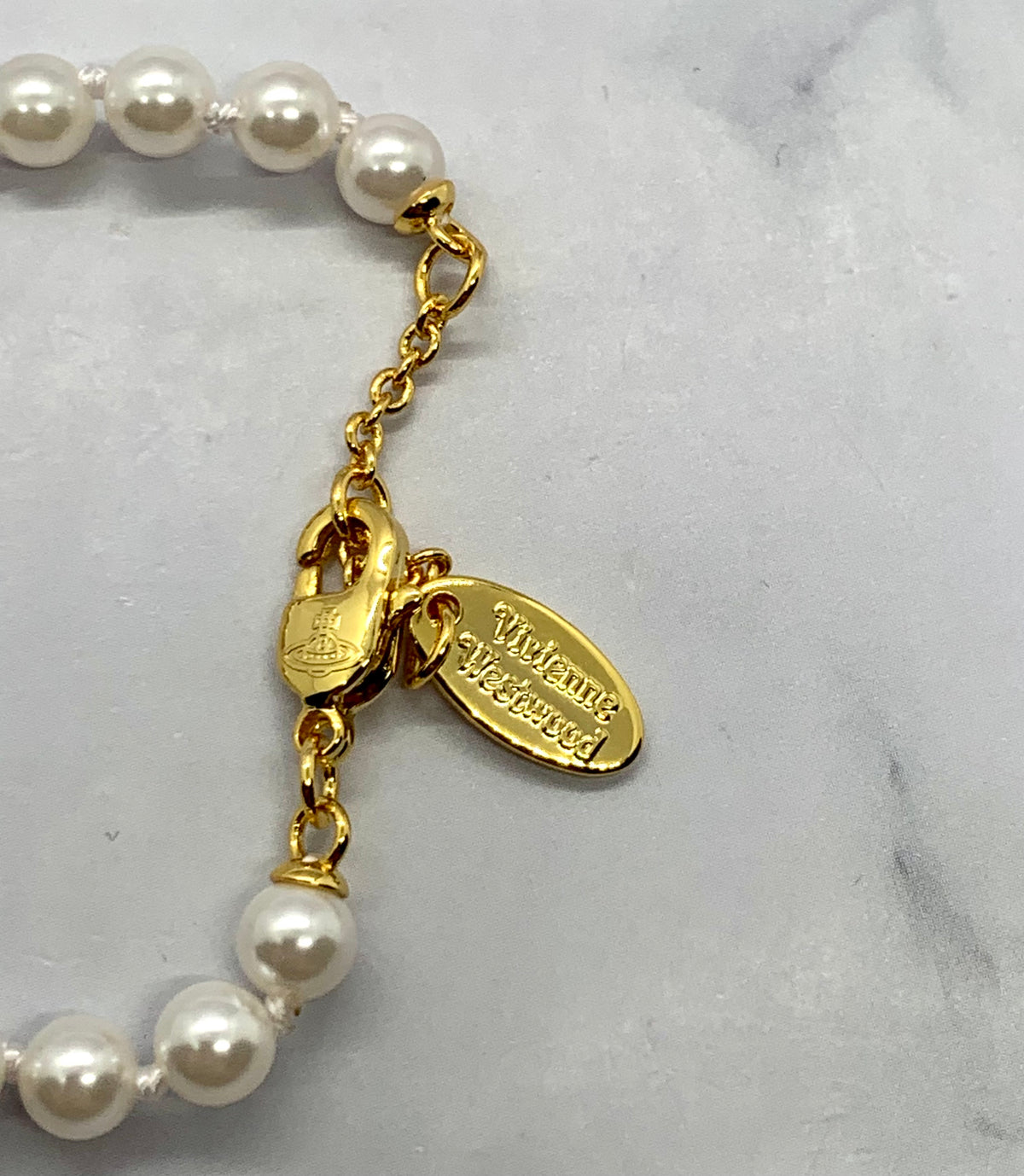 VIVIENNE WESTWOOD Pearl Orb Bracelet - Pre owned