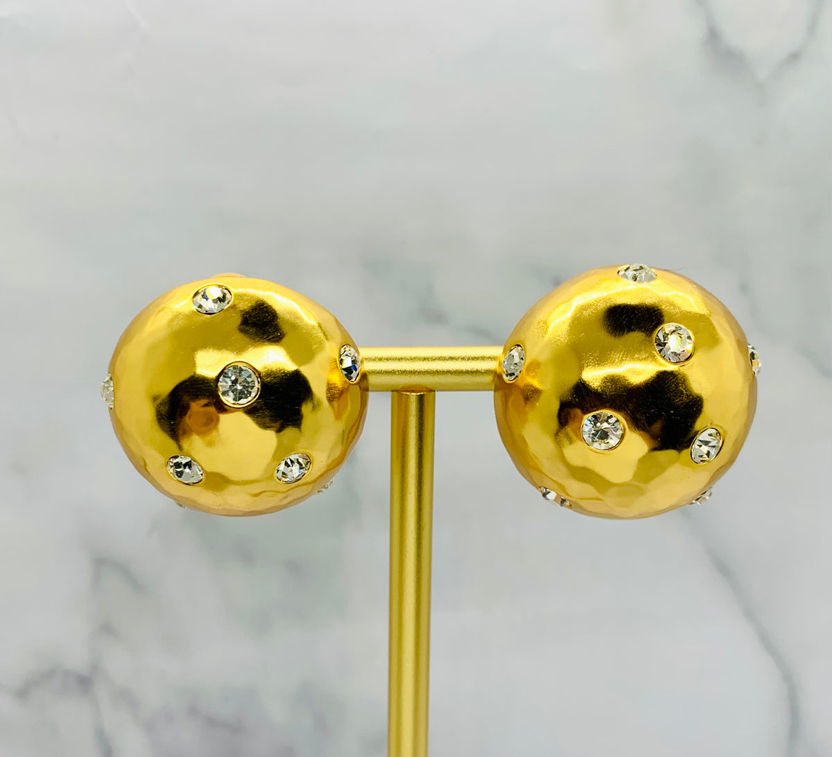 YSL YVES SAINT LAURENT Dome Clip On Earrings - Pre owned