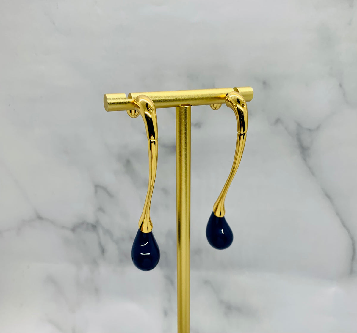 BOTTEGA VENETA Drop earrings with lapis lazuli - Pre owned