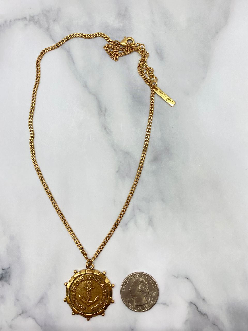 YSL SAINT LAURENT Addicted to Love Necklace - Used