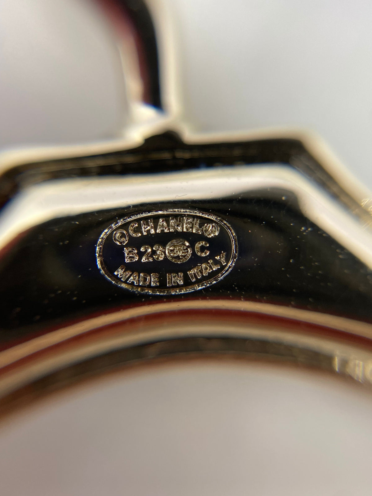 CHANEL CC Hanger Charm Brooch Pin - Pre owned