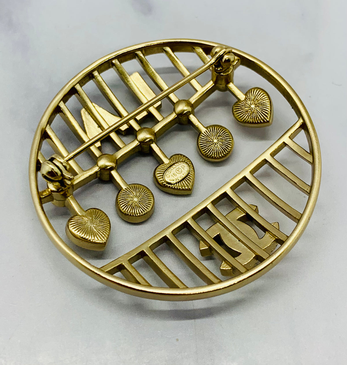 CHANEL CC La Pausa Brooch Pin - Damaged