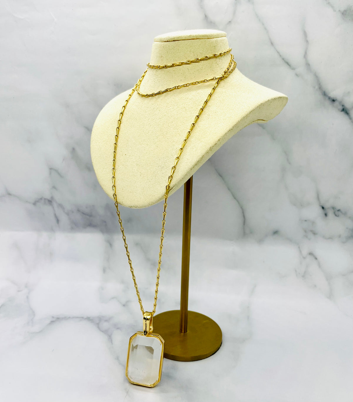 GOOSSENS Paris Crystal Pendant Necklace - Pre owned