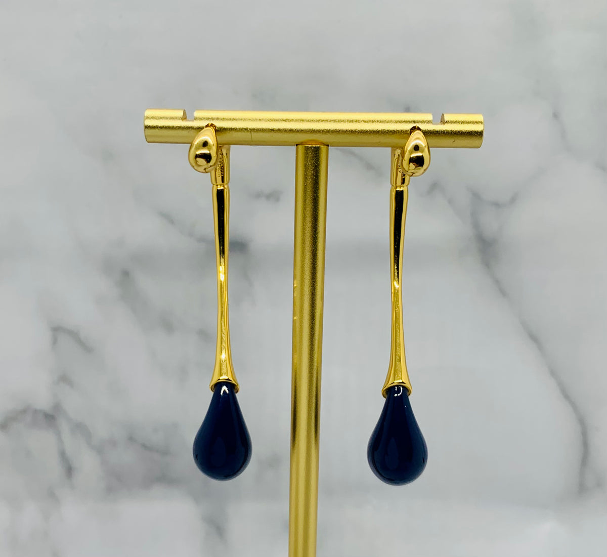 BOTTEGA VENETA Drop earrings with lapis lazuli - Pre owned