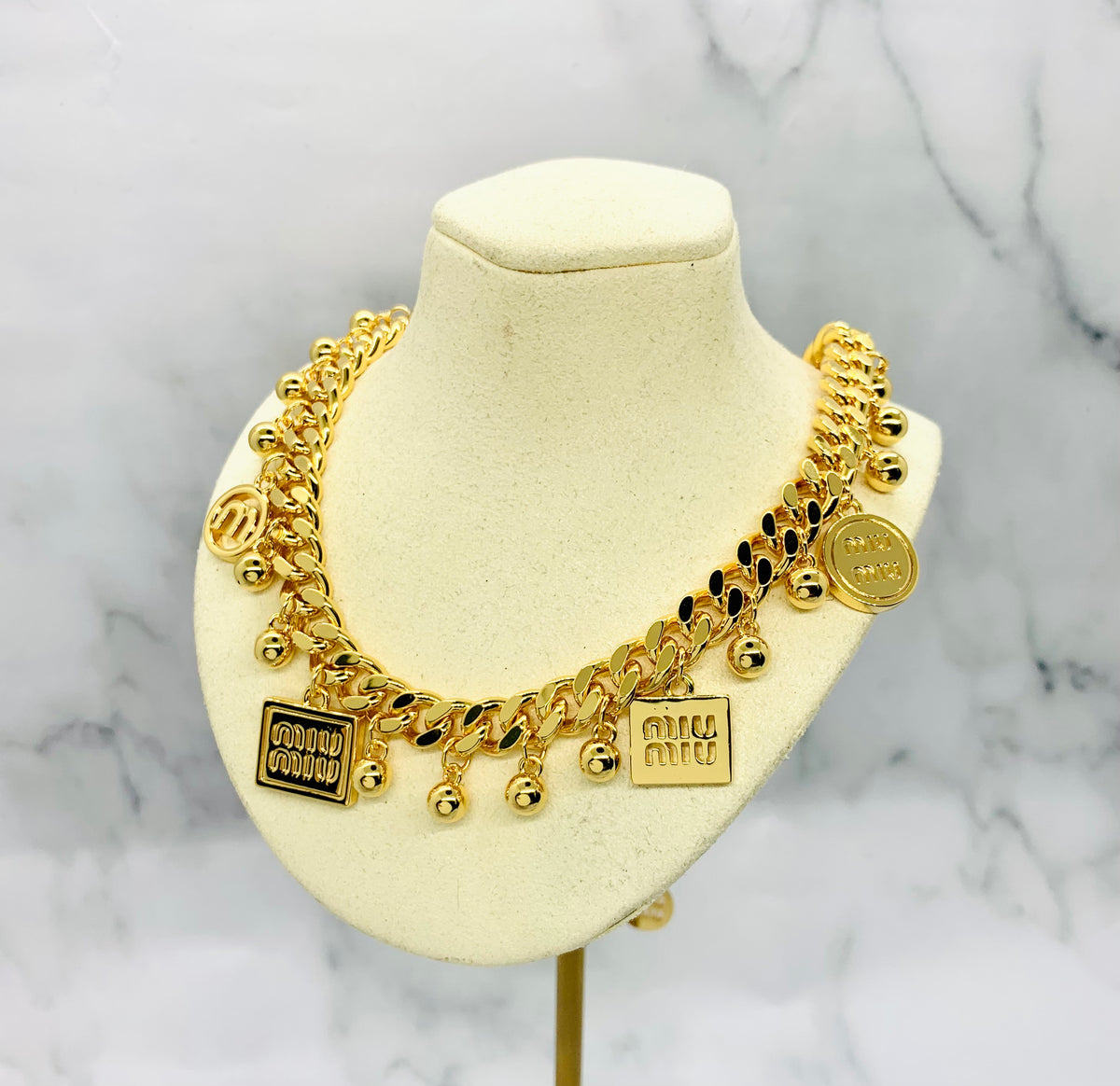 MIU MIU Charms Necklace - Pre owned