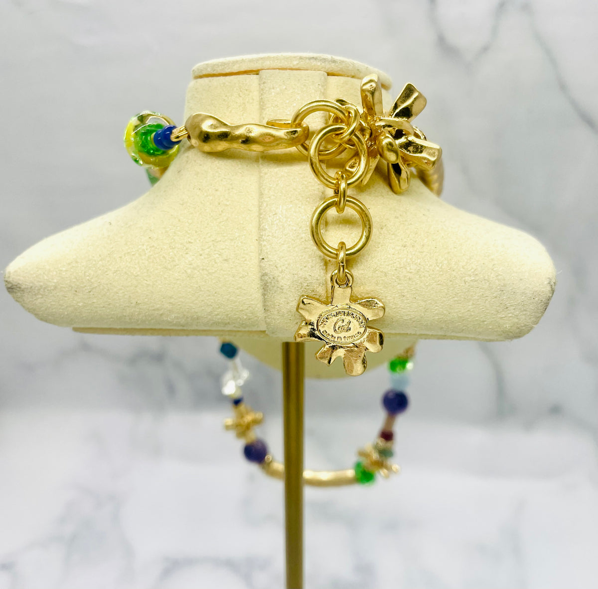 CHRISTIAN LACROIX  Vintage Beaded Statement Necklace - Pre owned