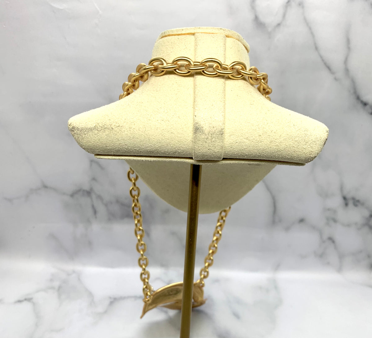 SCHIAPARELLI Crying Face Statement Necklace - Pre owned
