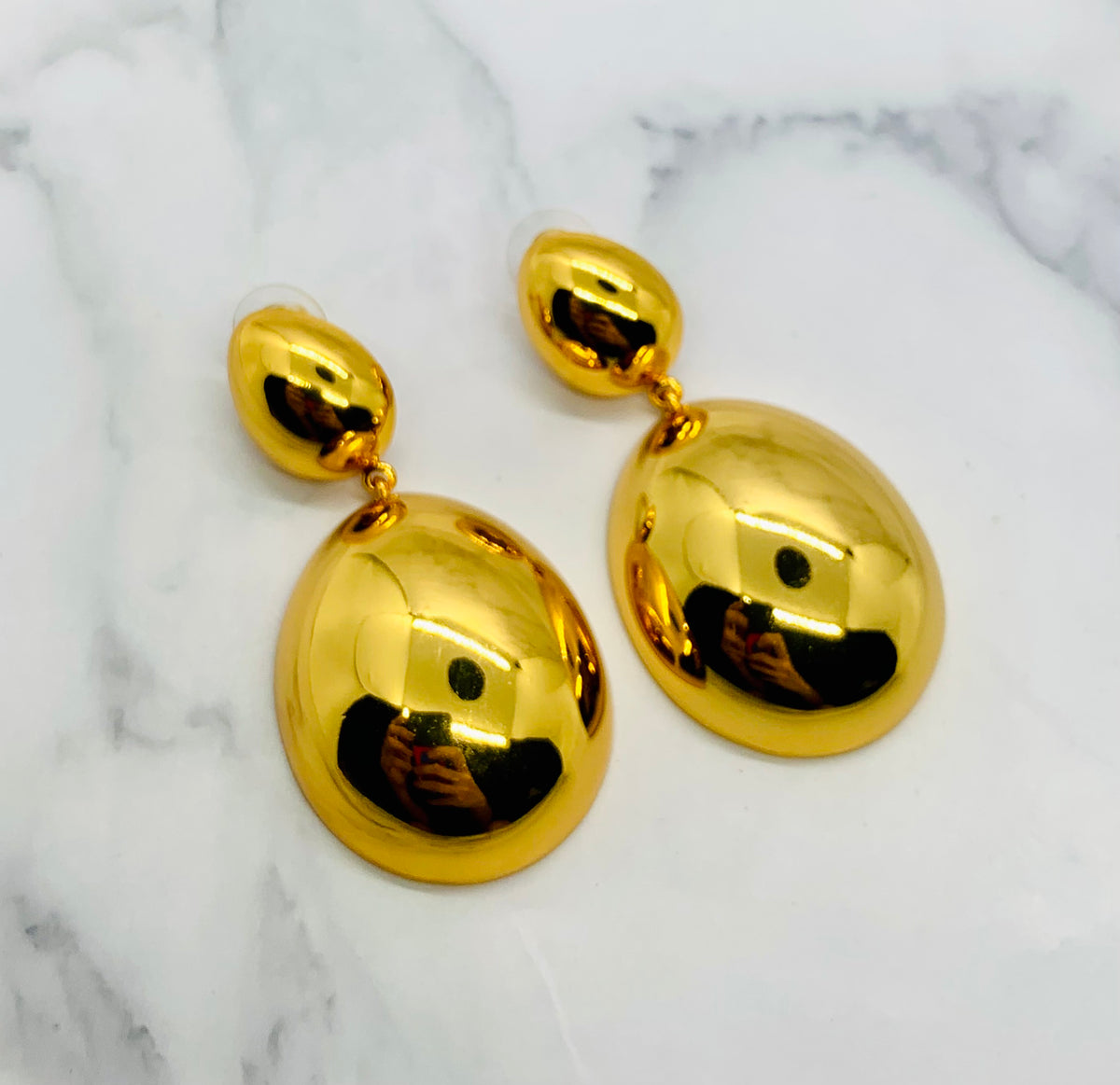 ISABEL MARANT Gold Tone Pendant Earrings - Pre owned
