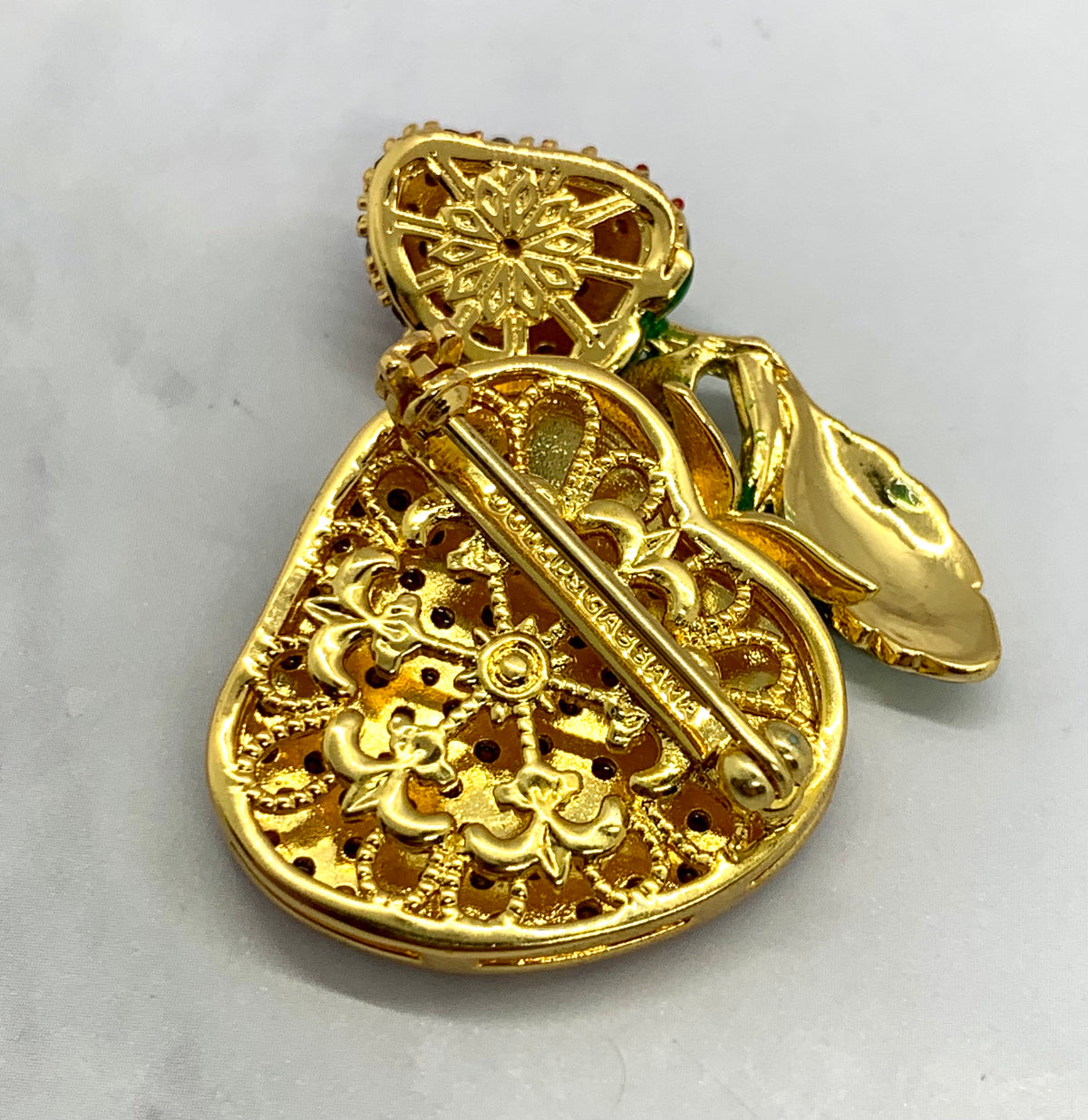 DOLCE & GABBANA Vintage Strawberry Brooch Pin - Pre owned