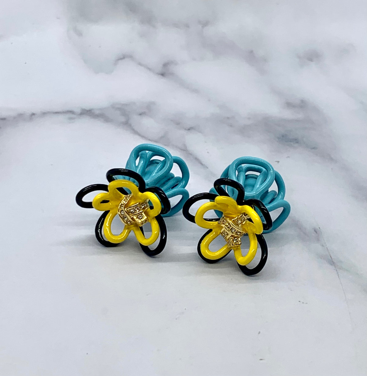BOTTEGA VENETA Flower Earrings - Pre owned