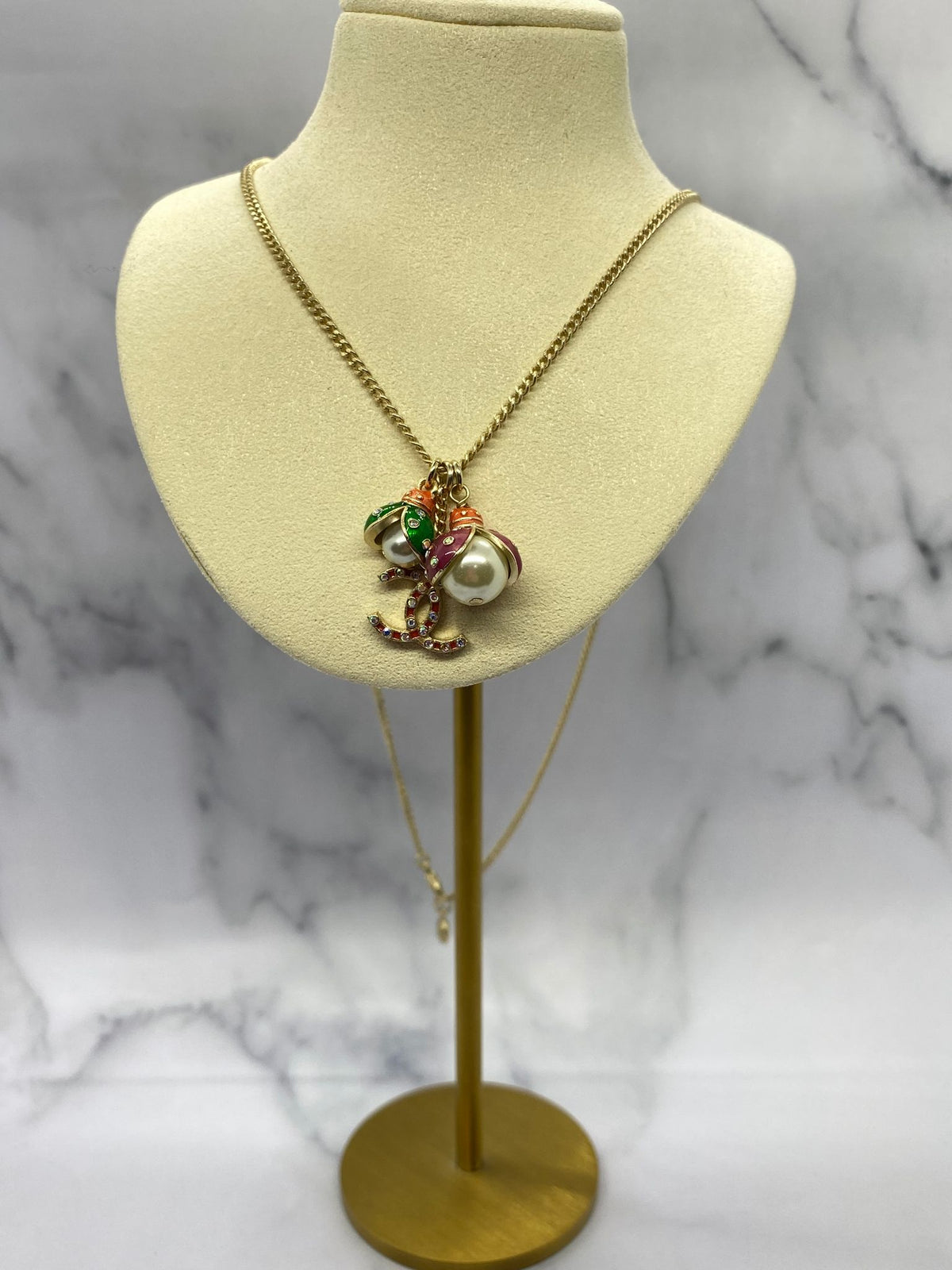 CHANEL CC Ladybug Necklace - Pre owned