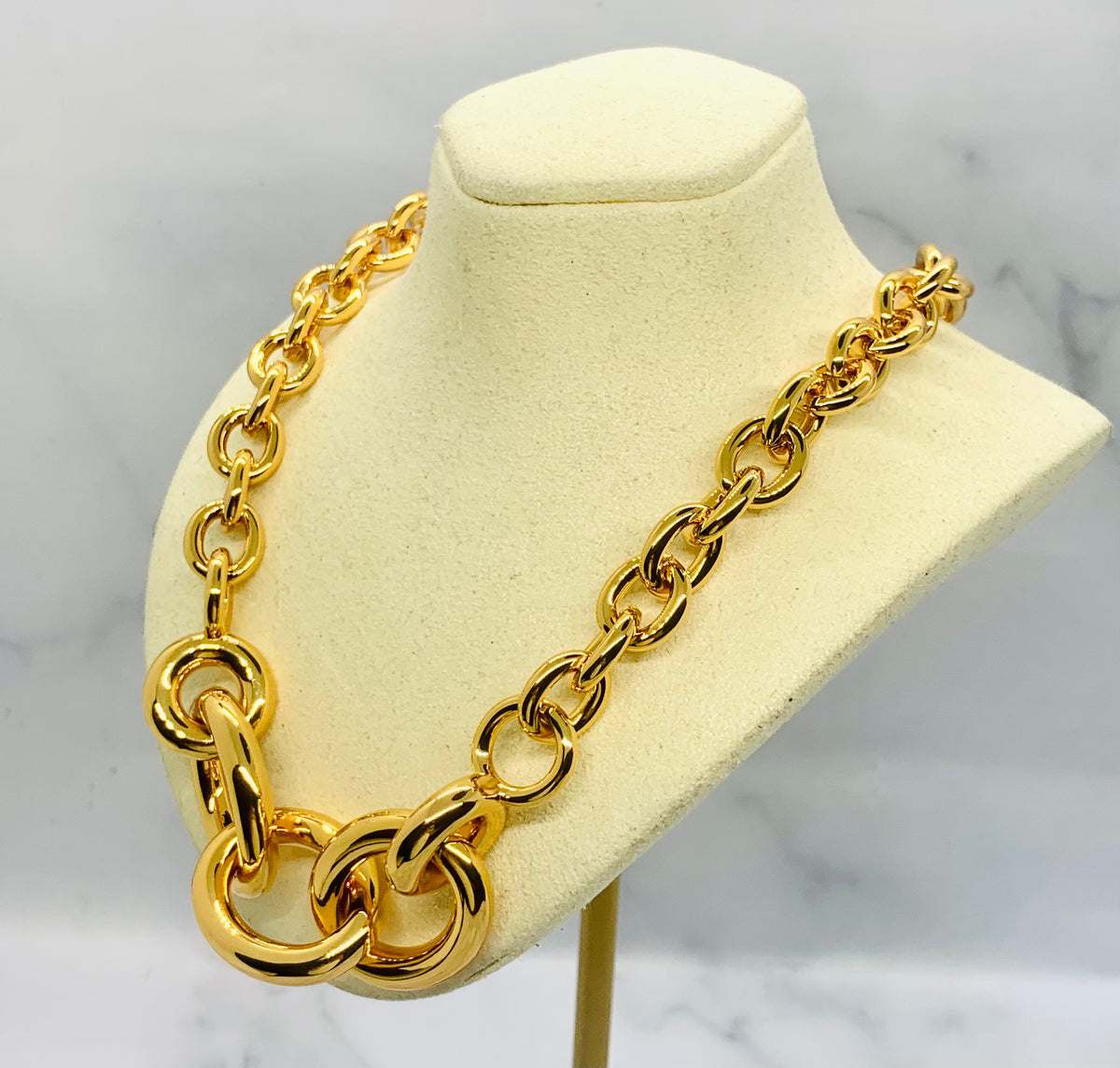 BOTTEGA VENETA Chunky Statement Necklace - Preowned