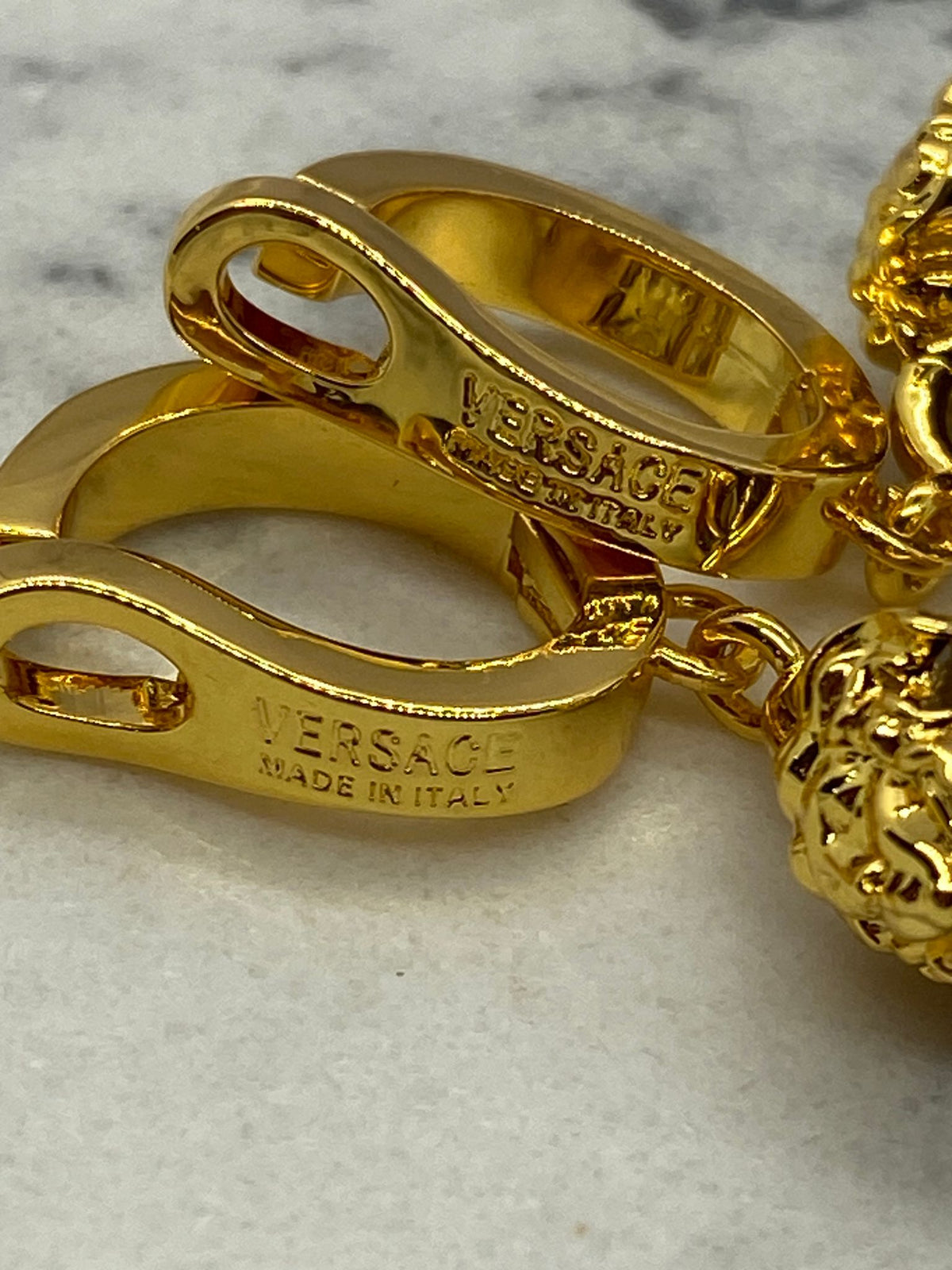 VERSACE Medusa Pendant Earrings - Pre owned