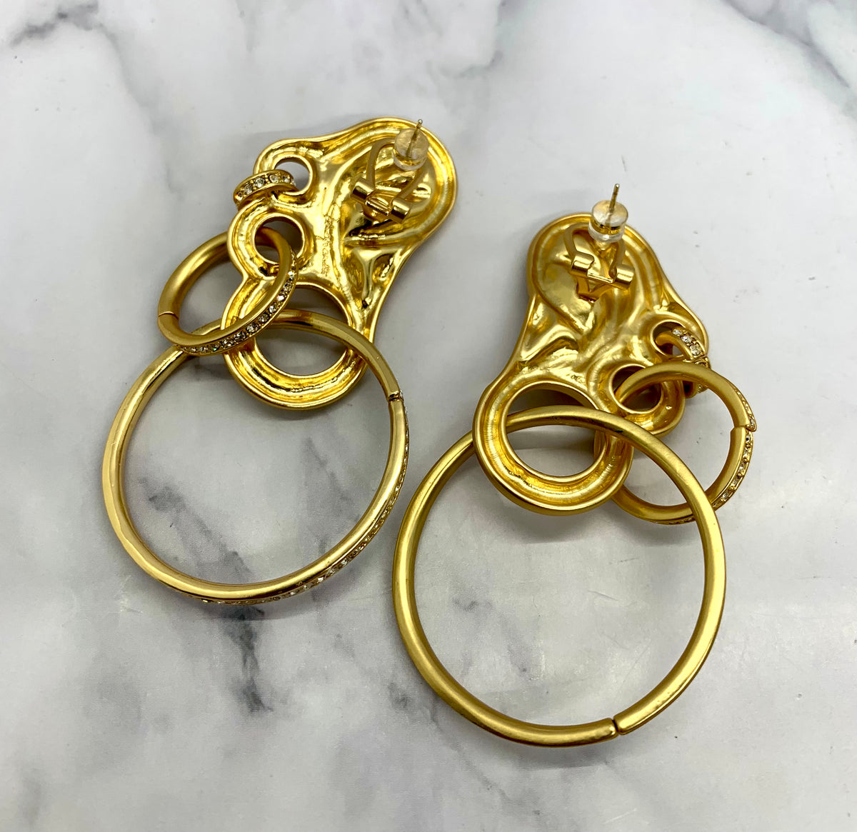 SCHIAPARELLI Statement Ear Earrings - Pre owned